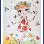 فرش کودک طناب زن طرح lovely محصول 700 شانه کد 7101214