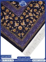 فرش بنفش گل طلایی 1200 شانه