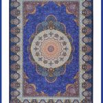 فرش کلاریس سرمه ای گلریز