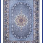 فرش کلاریس طرح ساریتا خاکستری ترنج دار 1200 شانه کد 2-2100931 - فرشخونه