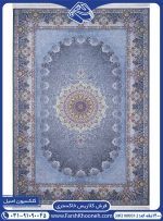 فرش کلاریس طرح ساریتا خاکستری ترنج دار 1200 شانه کد 2-2100931 - فرشخونه