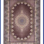 فرش کلاریس قهوه ای ترنج دار 1200 شانه