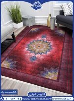 فرش کلاریس سایه روشن شرابی 1200 شانه