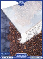 فرش کلاریس مدرن طوسی 1200 شانه