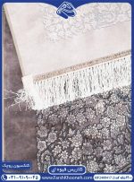 فرش چاپی طرح سنتی گلریز قهوه ای قیمت مناسب