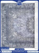 فرش چاپی حاشیه گلریز طوسی 1200 شانه