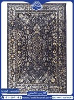 فرش کلاریس کهنه نما طرح لیلیان 700 شانه کد 7100647 - خاکستری - فرشخونه
