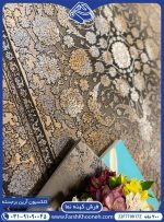 فرش طرح سایه روشن زغالی 700 شانه