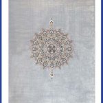 فرش کف ساده ترنج دار