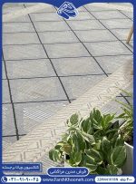 فرش مراکشی طرح لوزی حاشیه دار کد 441018N - فرشخونه