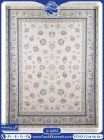 فرش طرح کاملیا بژ 1500 شانه کد 2-30010