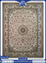 فرش طرح گلستان بژ 1500 شانه کد 2-30149
