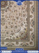 فرش طرح گلستان بژ 1500 شانه