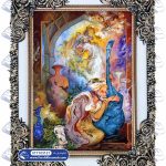 تابلو فرش طرح خیام کد 103121