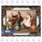 تابلو فرش طرح کوزه فروش