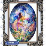 تابلو فرش روشنگری طرح جدید کد 10170
