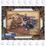 تابلو فرش ایرانی طرح عشایر کد 103400