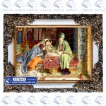 تابلو فرش کاتب عرب قاهره کد 103410 - فرشخونه