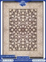 فرش طلاکوب طرح آناهیتا ذغالی متالیک 1200 شانه کد 20102
