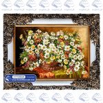 تابلو فرش گل های کوچک بابونه کد 5020