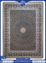 فرش طرح سلطانیه سرمه ای