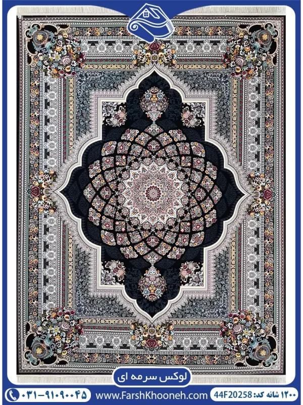 فرش طرح لوکس 1200 شانه ساده کد 20258
