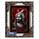 تابلو فرش حضرت عباس زمینه قرمز کد 1133