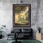 تابلو فرش ضریح امام حسین کد 0089 - فرشخونه