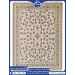 فرش افشان گل سرخ گل برجسته 1200 شانه کد 15F210073 زمینه نقره ای