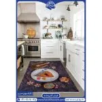 فرش آشپزخانه فانتزی یاسی رنگ 700 شانه