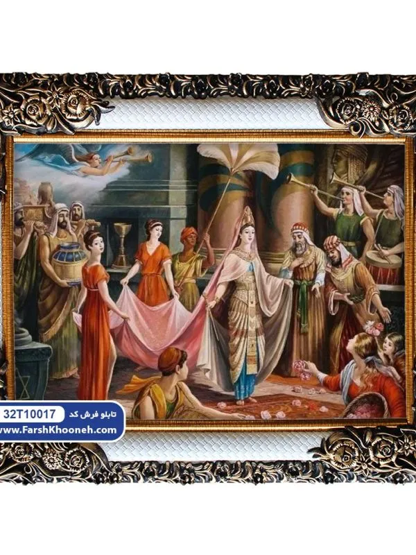 تابلو فرش طرح ملکه سبا