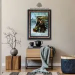 تابلو فرش فرانسوی صحنه ژانر کد 01T102130 در دکور