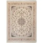 نمای کلی فرش طرح اصفهان زمینه کرم 1200 شانه کد 15F210050