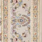 حاشیه فرش افشان سلطان زمینه کرم 1200 شانه کد 15F210055