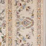 حاشیه فرش افشان سلطان زمینه نقره ای 1200 شانه کد 15F210055