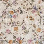 فرش سلطان کرم حاشیه گلبهی 1200 شانه