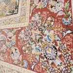 حاشیه فرش سلطان کرم حاشیه گلبهی 1200 شانه