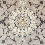 طرح وسط فرش ماشینی ویکتوریا 1200 شانه کد 27F20510