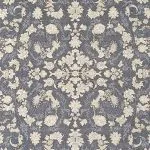ترنج نمای نزدیک فرش طرح بیسان 700 شانه تراکم 2550 کد 27F720895