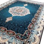 فرش هالیدی 500 شانه تراکم 2100 رنگ سرمه ای کد 51F50396 - فرشخونه
