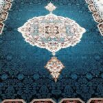 فرش هالیدی 500 شانه تراکم 2100 رنگ سرمه ای کد 51F50396 - فرشخونه