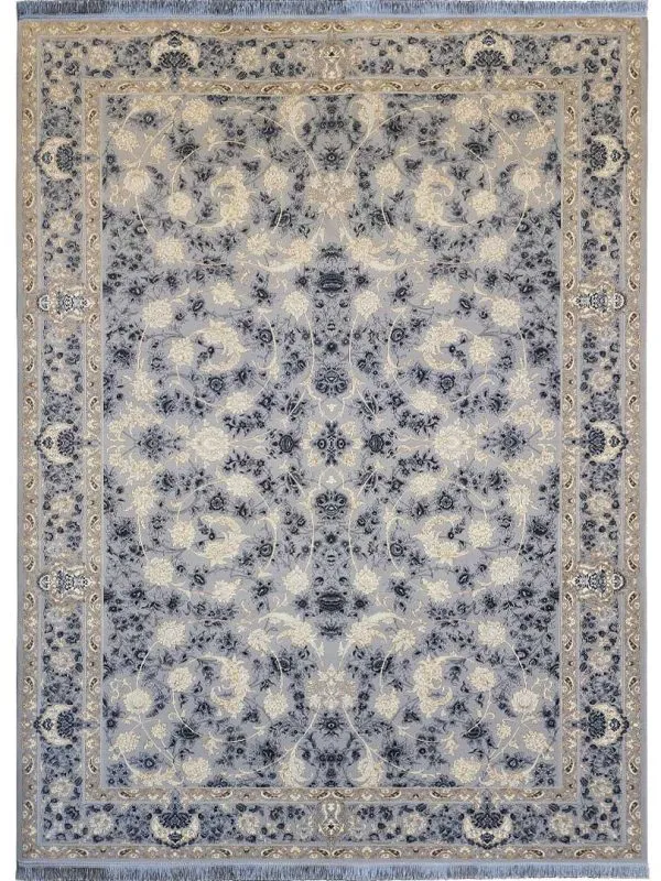 نمای کلی فرش طرح الین زمینه فیلی 700 شانه تراکم 2550 کد 55F701125