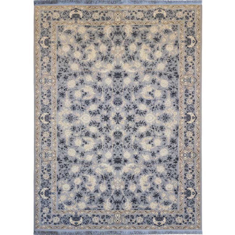 نمای کلی فرش طرح الین زمینه فیلی 700 شانه تراکم 2550 کد 55F701125