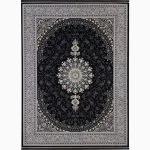 فرش طرح شهاب زغالی 700 شانه تراکم 2550 کد 27F720863