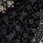 نمای نزدیک فرش طرح شهاب زغالی 700 شانه تراکم 2550 کد 27F720863