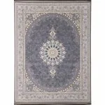 فرش طرح شهاب دودی 700 شانه تراکم 2550 کد 27F720863