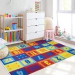 دکور فرش کودک طرح بازی ریاضی 700 شانه تراکم 3300 کد 30A7100255