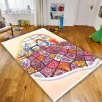 دکور فرش کودک طرح دختر خیاط 700 شانه تراکم 3300 کد 30A7101235
