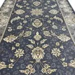 فرش کناره طرح ثامن دودی 700 شانه تراکم 2250 کد 34K701084