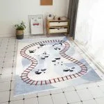 دکوور فرش کودک طرح قطار بازی 700 شانه تراکم 3300 کد 30A7101269